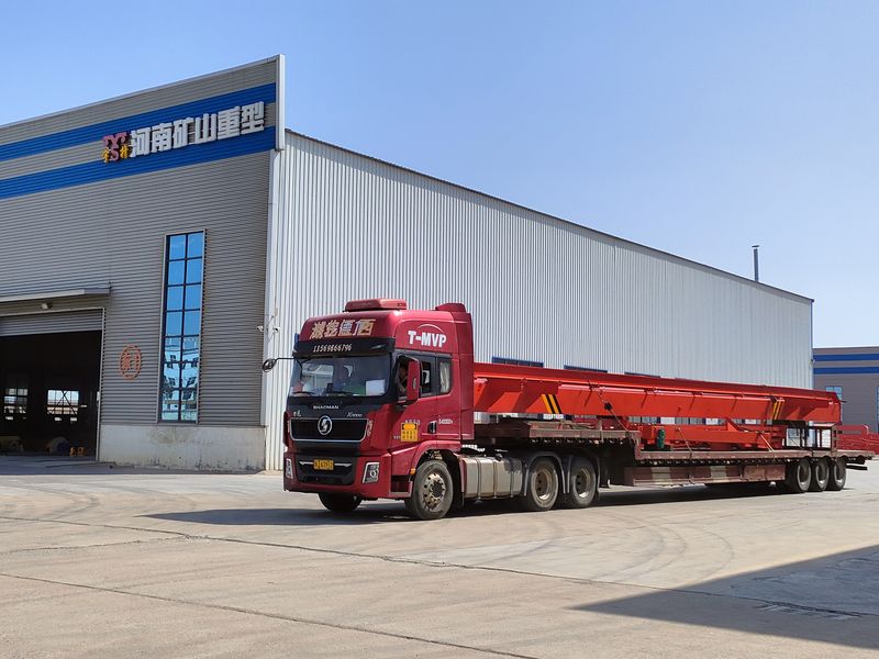 電動葫蘆門式起重機  MHxh10t—14m 外懸3.5/1.5m 制作完成，發(fā)往青海交付客戶使用